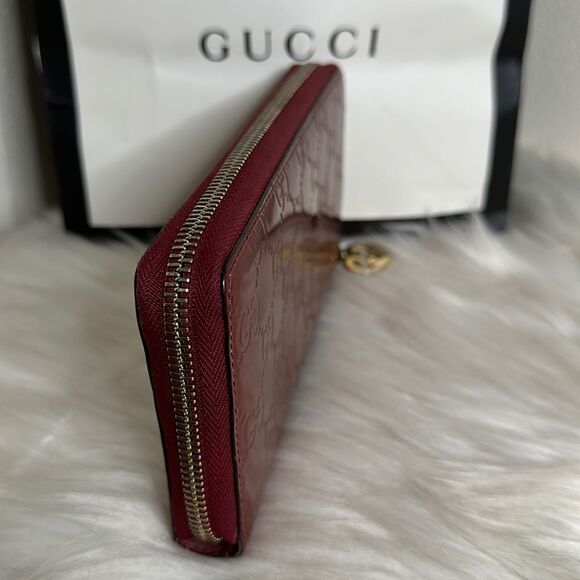 💯Authentic Gucci Zipped Around Long Wallet 🍀 - Picture 6 of 16